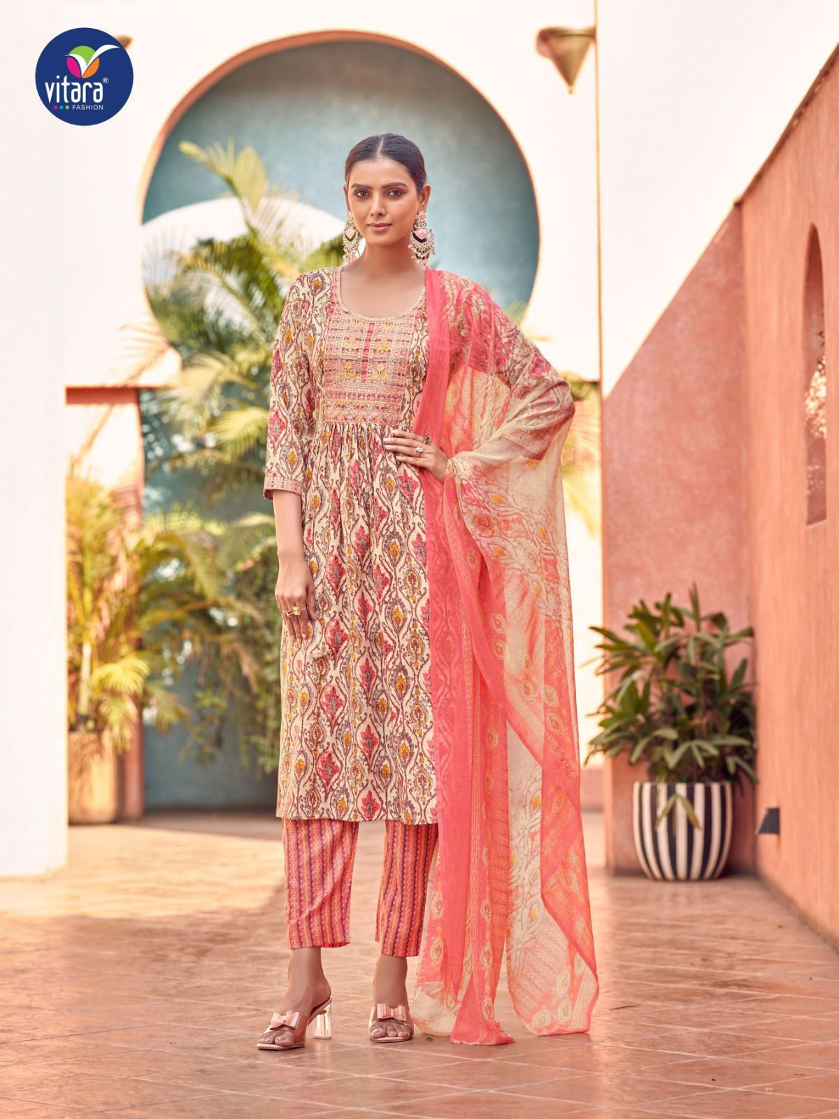 Brinton By Vitara 1001-1004 Readymade Salwar Suits Catalog